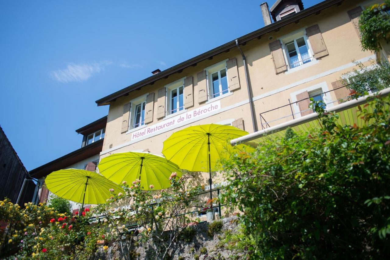 Hotel De La Beroche Saint-Aubin-Sauges Kültér fotó