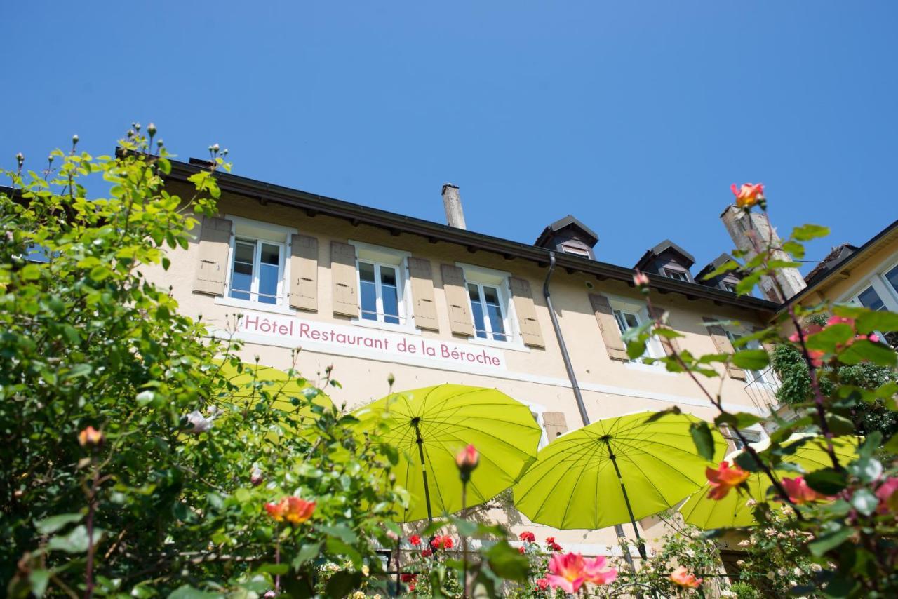 Hotel De La Beroche Saint-Aubin-Sauges Kültér fotó